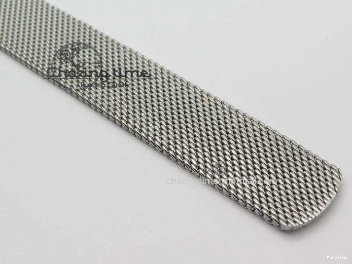 MIROTIME 0116 Portofino SCHAFFHAUSEN SS MKF 1:1 Best Edition White Dial On Mesh Bracelet A TravelReady 7341